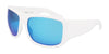 Dragon CALYPSO Sunglasses | Size 60 / White/Lumalens Blue Ion Polar