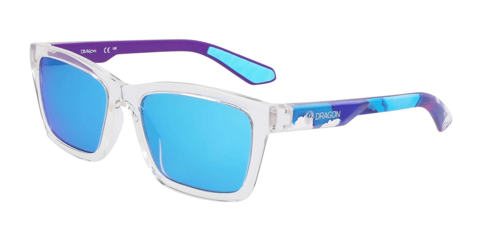 Dragon THORN ATH Sunglasses Crystal / Benchetler / Lumalens Blue I