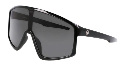 Dragon AMPED Sunglasses / Size 61 / Black/Multi/Lumalens Green Ion