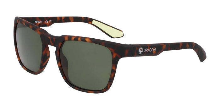 Dragon SLIP Sunglasses | Size 54 / Matte Dark Tortoise / Lumalens G15