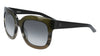 Dragon FLO Sunglasses / Olive Horn Gradient / Lumalens Smoke Gradient / Size 54
