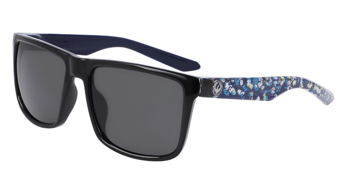 Dragon MERIDIEN BRYAN IGUCHI Sunglasses / Black / Blue Green Iguchi / Lumalens Smoke / Size 57