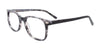 Easy3Clip EC653 Eyeglasses with Clip-on Sunglasses | Size 51 / Marbled Grey