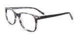 Easy3Clip EC653 Eyeglasses with Clip-on Sunglasses Marbled Grey