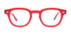 Easy3Clip EC654 Eyeglasses with Clip-on Sunglasses | Size 49 / Tort Red