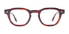 Easy3Clip EC654 Eyeglasses with Clip-on Sunglasses | Size 49 / Tort Red