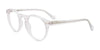 Easy3Clip EC655 Eyeglasses with Clip-on Sunglasses | Size 47 / Crystal