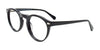 Easy3Clip EC655 Eyeglasses with Clip-on Sunglasses | Size 47 / Black