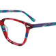 Red & Pink Tortoise & Teal