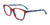 Easy3Clip EC697 Eyeglasses with Clip-on Sunglasses | Size 51 / Red & Pink Tortoise & Teal