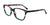 Easy3Clip EC697 Eyeglasses with Clip-on Sunglasses | Size 51 / Red & Black & Teal