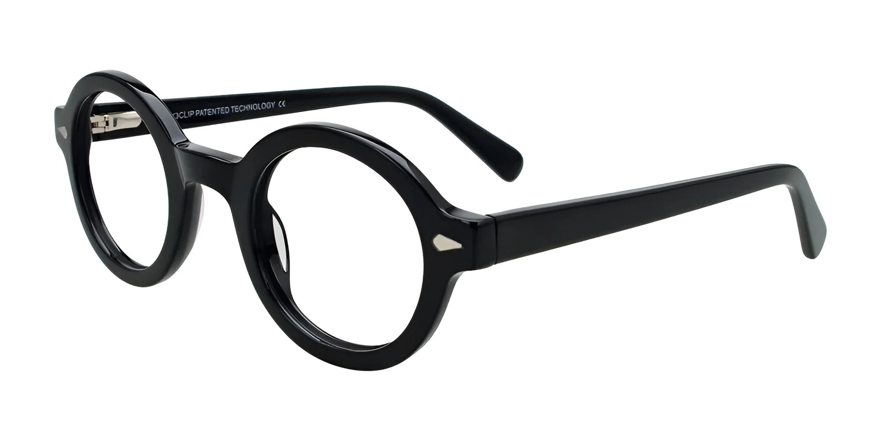 Easy3Clip EC700 Eyeglasses with Clip-on Sunglasses Black