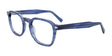 Easy3Clip EC701 Eyeglasses with Clip-on Sunglasses Blue Havana