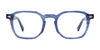 Easy3Clip EC701 Eyeglasses with Clip-on Sunglasses | Size 48 / Khaki Havana