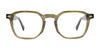 Easy3Clip EC701 Eyeglasses with Clip-on Sunglasses | Size 48 / Khaki Havana