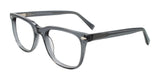 Easy3Clip EC702 Eyeglasses with Clip-on Sunglasses Transparent Grey