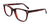 Easy3Clip EC702 Eyeglasses with Clip-on Sunglasses | Size 49 / Burgundy