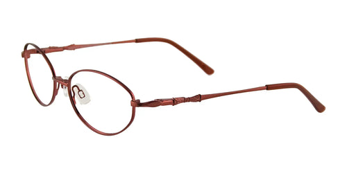 EasyClip EC179 Eyeglasses with Clip-on Sunglasses / Size 52 / Satin Ruby Red
