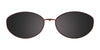 EasyClip EC179 Eyeglasses with Clip-on Sunglasses | Size 52 / Satin Ruby Red