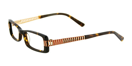 EasyClip EC185 Eyeglasses with Clip-on Sunglasses Tortoise