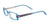 EasyClip EC185 Eyeglasses with Clip-on Sunglasses | Size 48 / Clear Blue