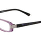Clear Purple & Silver