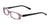 EasyClip EC190 Eyeglasses with Clip-on Sunglasses | Size 48 / Clear Purple & Silver