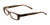 EasyClip EC195 Eyeglasses with Clip-on Sunglasses | Size 49 / Clear Brown