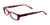 EasyClip EC195 Eyeglasses with Clip-on Sunglasses | Size 49 / Clear Red