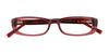 EasyClip EC195 Eyeglasses with Clip-on Sunglasses | Size 49 / Clear Brown