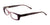 EasyClip EC195 Eyeglasses with Clip-on Sunglasses | Size 49 / Clear Plum