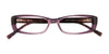 EasyClip EC195 Eyeglasses with Clip-on Sunglasses | Size 49 / Clear Brown