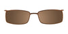 EasyClip EC215 Eyeglasses with Clip-on Sunglasses | Size 49 / Satin Black