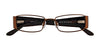 EasyClip EC215 Eyeglasses with Clip-on Sunglasses | Size 49 / Satin Black