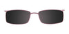 EasyClip EC215 Eyeglasses with Clip-on Sunglasses | Size 49 / Satin Black