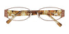 EasyClip EC218 Eyeglasses with Clip-on Sunglasses | Size 53 / Satin Brown