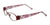 EasyClip EC218 Eyeglasses with Clip-on Sunglasses | Size 53 / Satin Red
