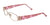 EasyClip EC218 Eyeglasses with Clip-on Sunglasses | Size 53 / Shiny Light Pink