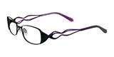 EasyClip EC225 Eyeglasses with Clip-on Sunglasses Satin Black