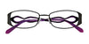 EasyClip EC225 Eyeglasses with Clip-on Sunglasses | Size 51 / Satin Black