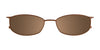 EasyClip EC227 Eyeglasses with Clip-on Sunglasses | Size 52 / Satin Black