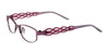 EasyClip EC227 Eyeglasses with Clip-on Sunglasses | Size 52 / Satin Plum