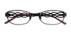 EasyClip EC227 Eyeglasses with Clip-on Sunglasses | Size 52 / Satin Black