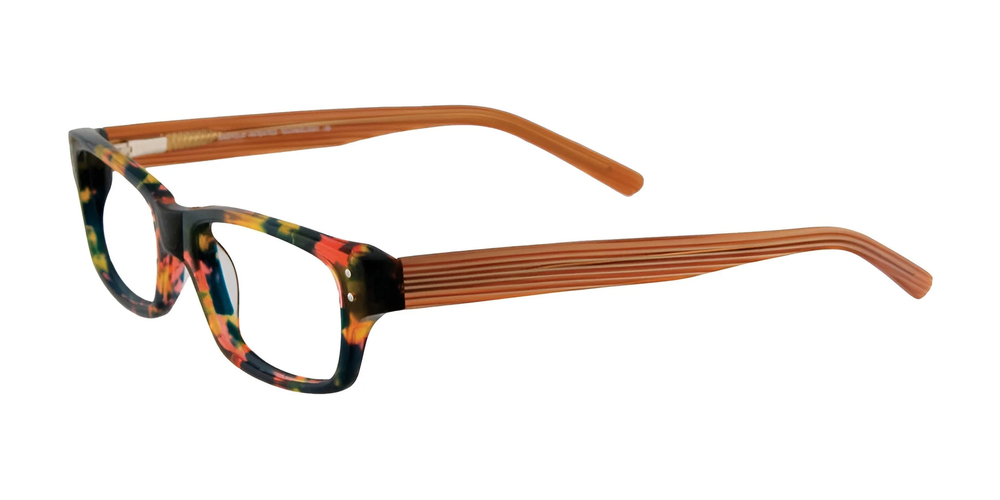 EasyClip EC235 Eyeglasses with Clip-on Sunglasses Tortoise Green