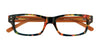 EasyClip EC235 Eyeglasses with Clip-on Sunglasses | Size 50 / Tortoise Blue