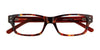 EasyClip EC235 Eyeglasses with Clip-on Sunglasses | Size 50 / Tortoise Blue