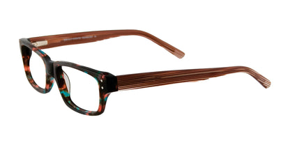 EasyClip EC235 Eyeglasses with Clip-on Sunglasses Tortoise Blue
