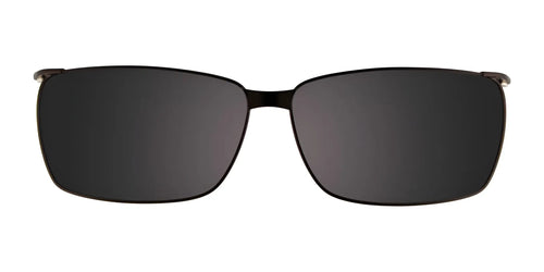 EasyClip EC235 Eyeglasses with Clip-on Sunglasses / Size 50 / Tortoise Blue