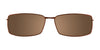 EasyClip EC236 Eyeglasses with Clip-on Sunglasses | Size 51 / Satin Black