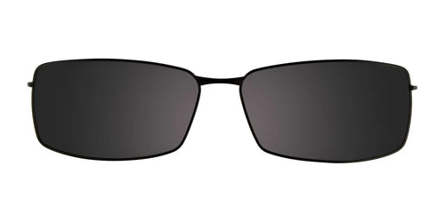 EasyClip EC236 Eyeglasses with Clip-on Sunglasses / Size 51 / Satin Black